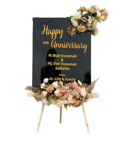 Papan Bunga Akrilik Geblug